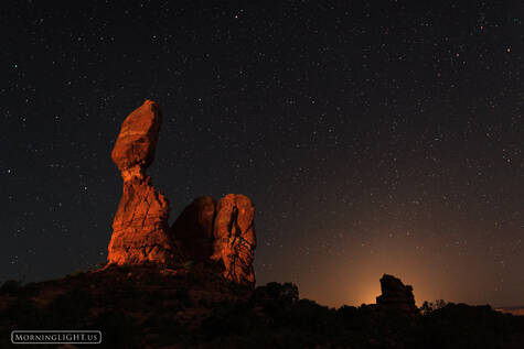 Balanced Rock Stars print