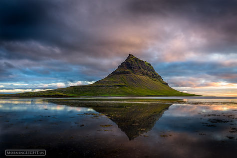 First Light on Snaefellsnes print