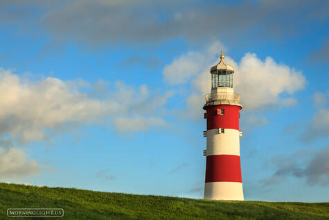 Lighthouse and Clouds print