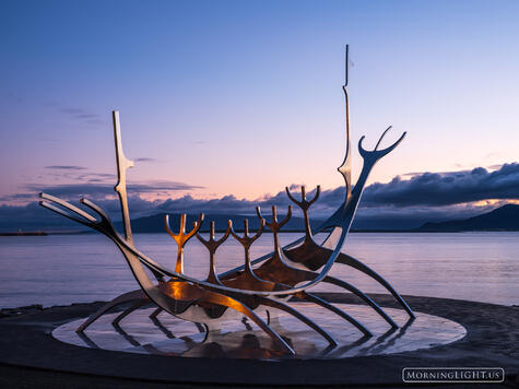 Predawn in Reykjavik