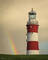 Lighthouse Rainbow print