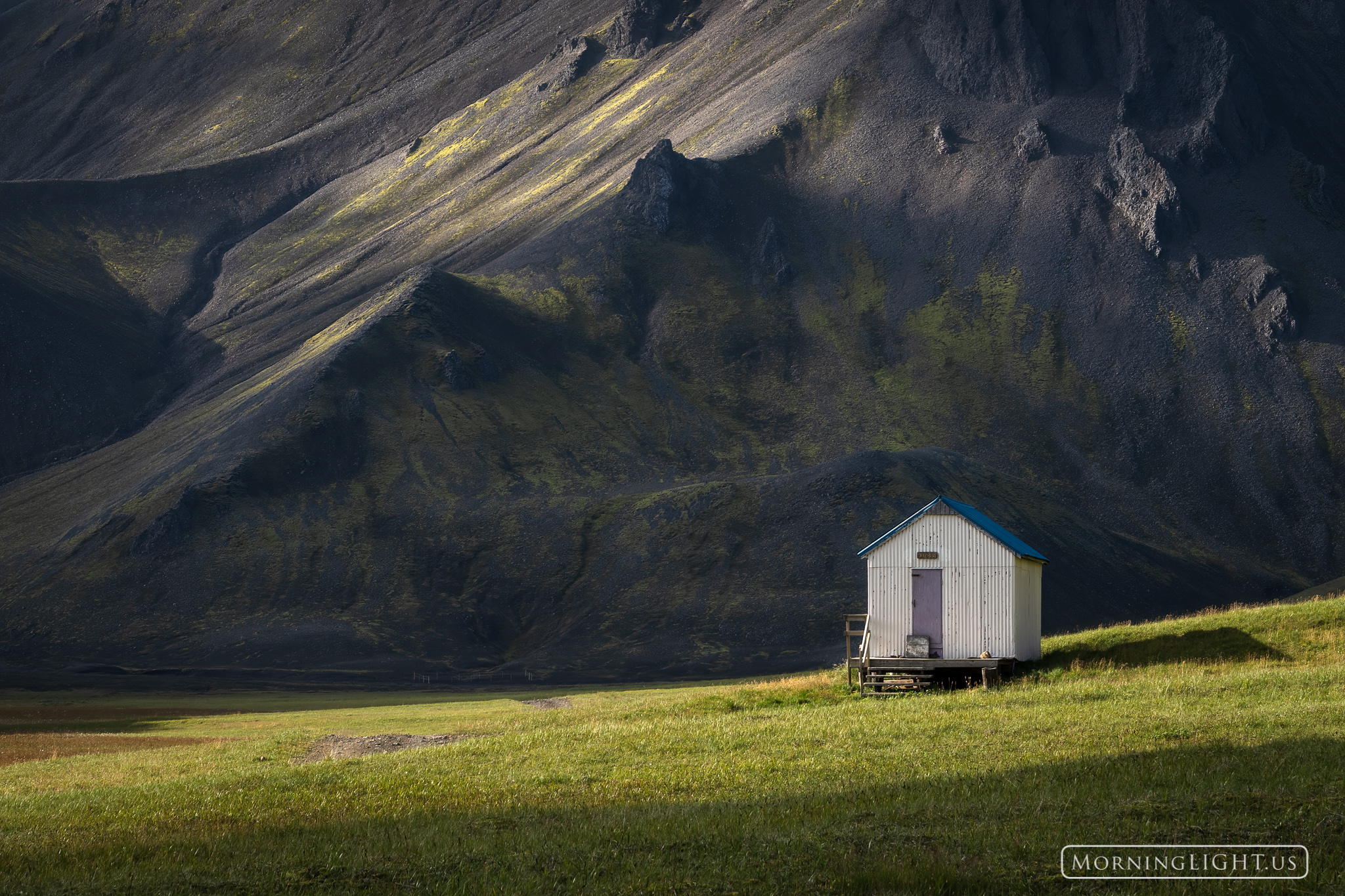 While driving on back roads in the Icelandic Highlands I came across this small shed at the edge of a rugged mountain. As the...