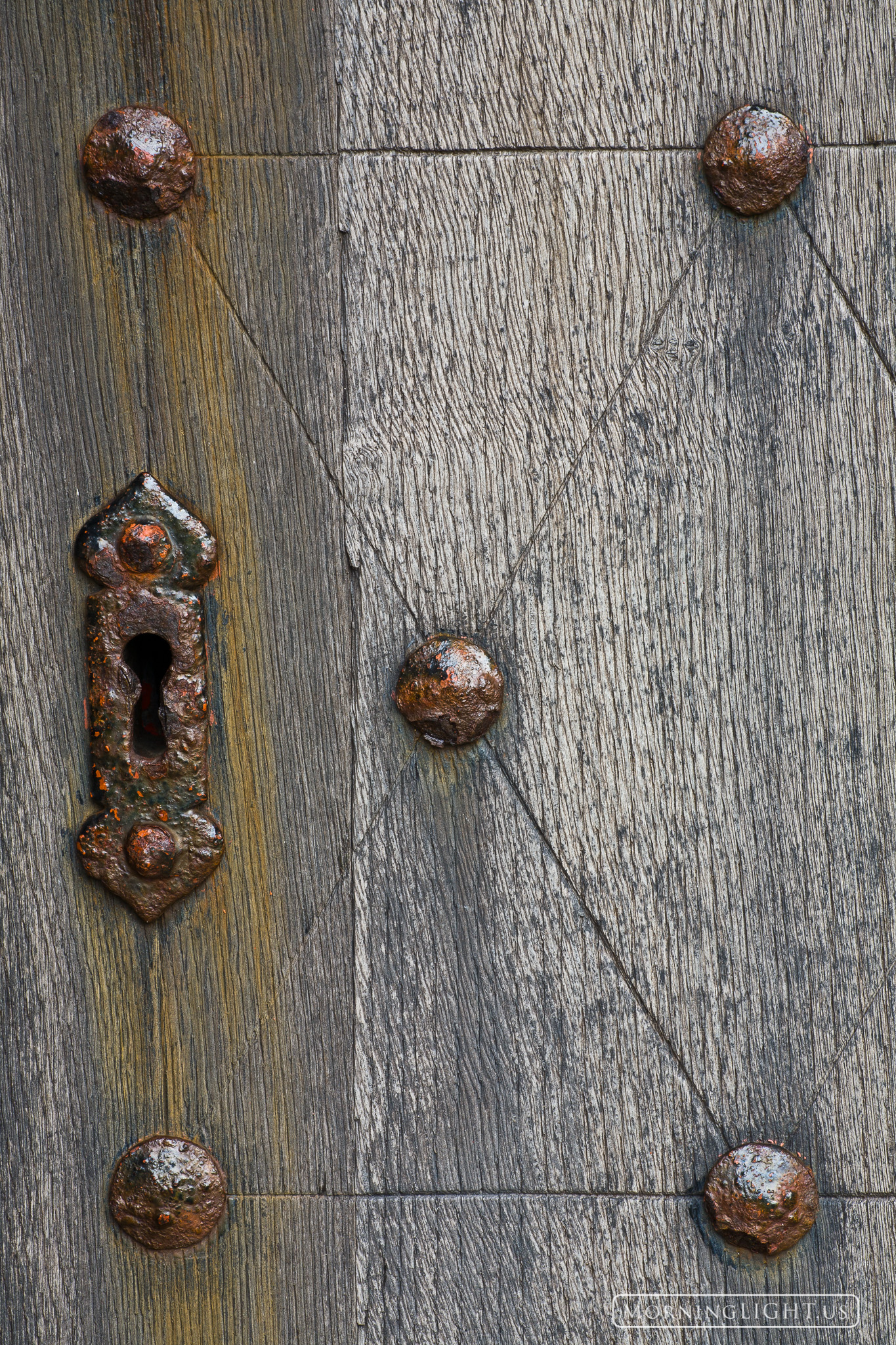 Door detail - Iona, Scotland