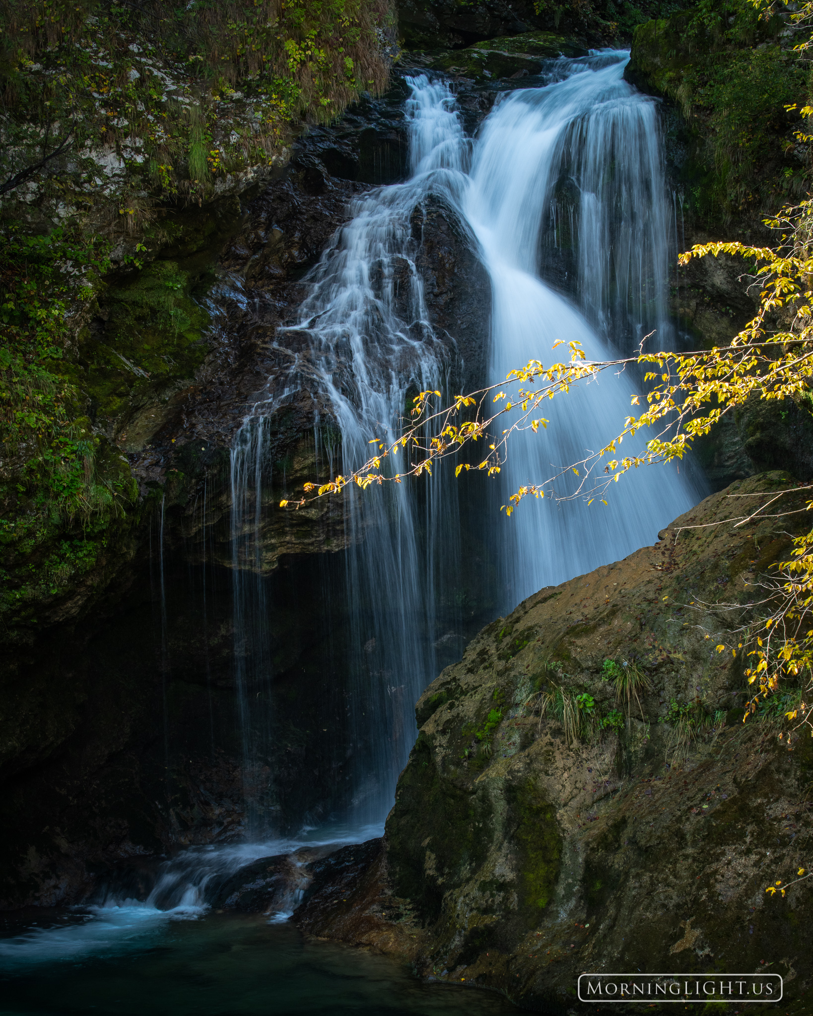 This small waterfall in Slovenia had an almost idyllic shape. I had visited it several months before and could find nothing to...