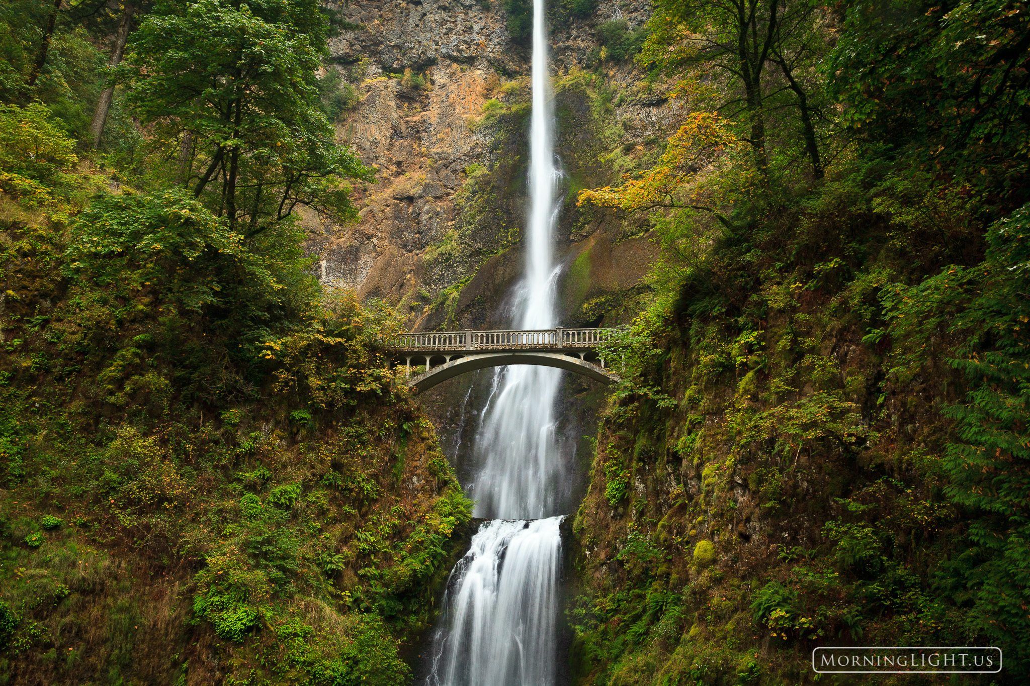 Mighty Multnomah Multnomah Falls is one of the largest waterfalls in the United States and one of the most impressive and beautiful waterfalls...
