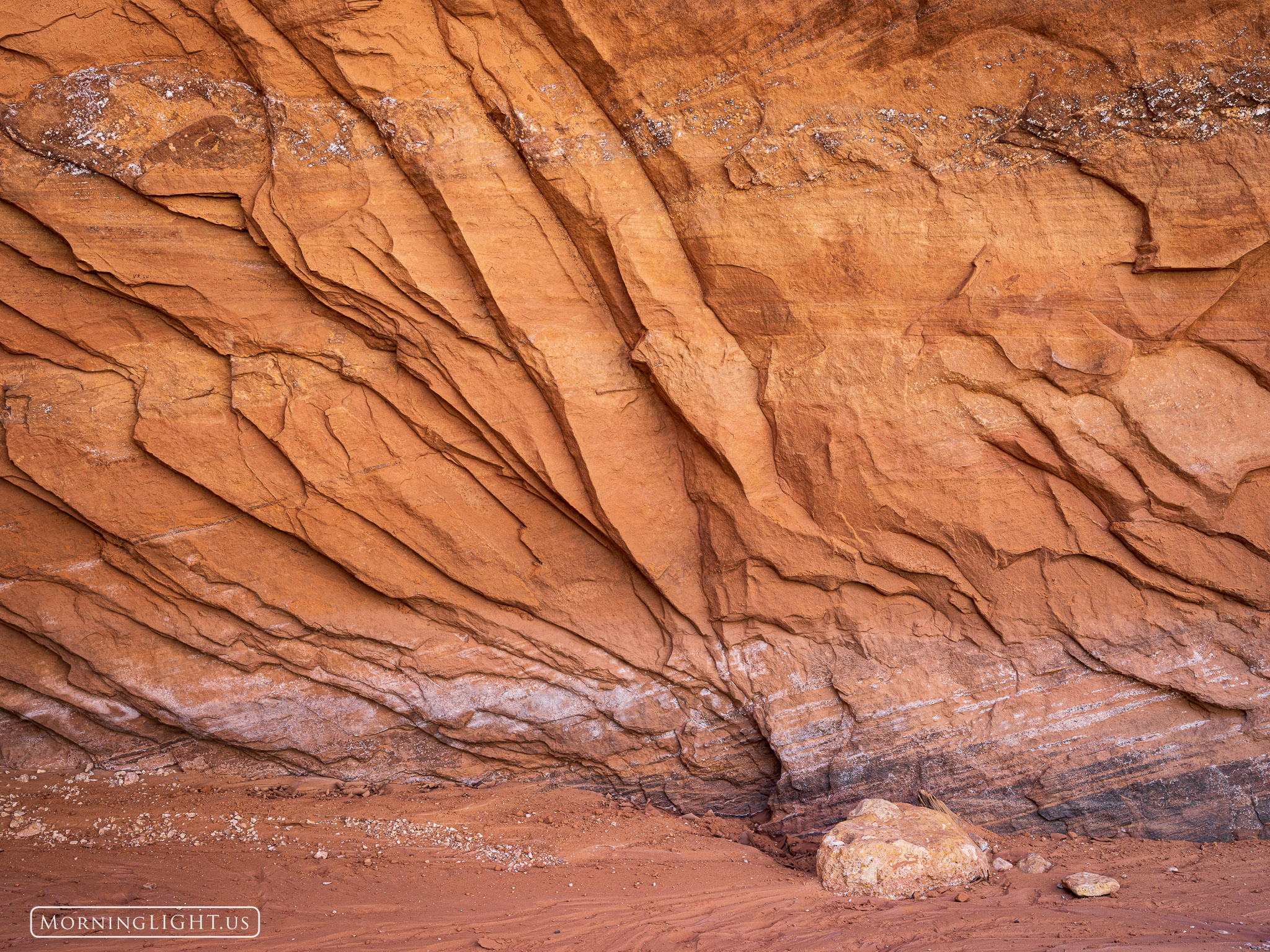 I spent hours in this Utah canyon photographing the many tones and shapes of the sandstone walls. It was always changing and...