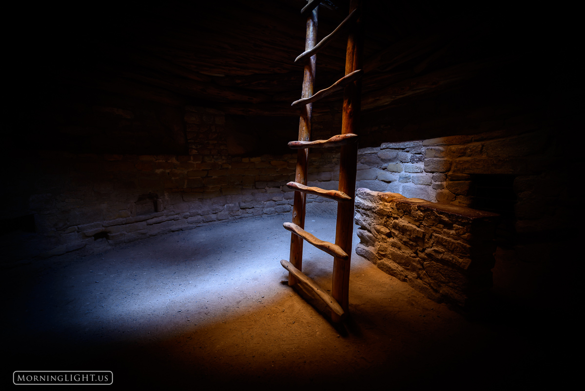 Steps to the past, a view from Mesa Verde National Park, Colorado.