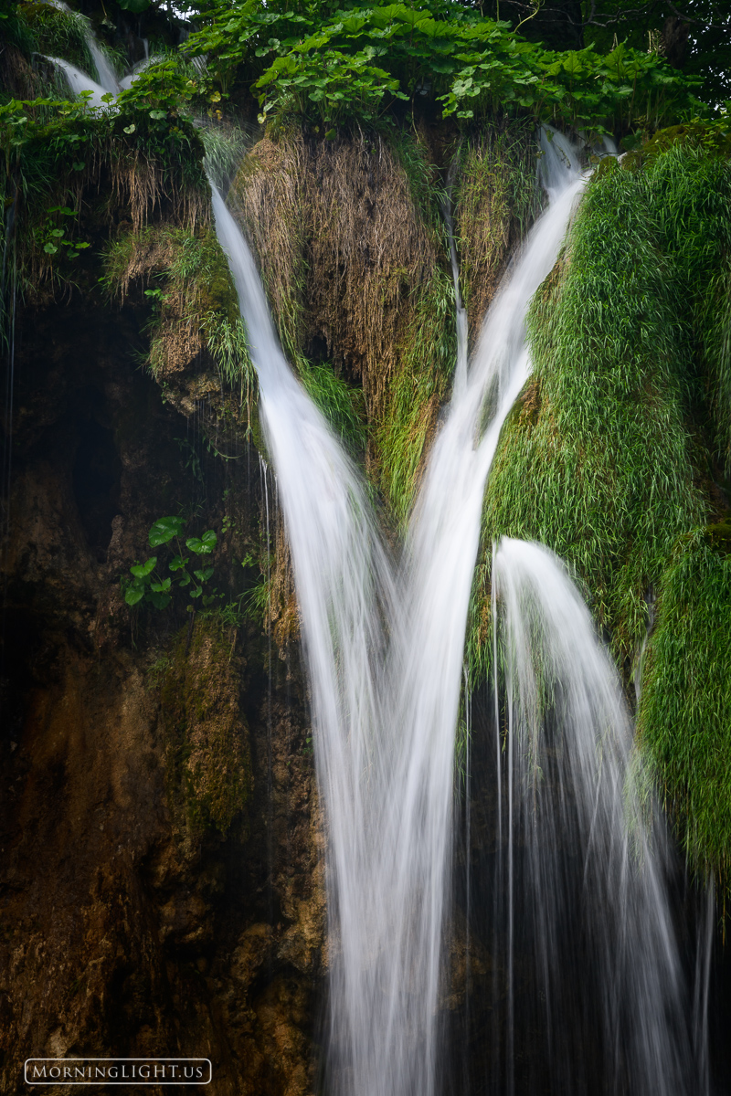 I loved the way these two flows of water came togther to create this beautiful V.